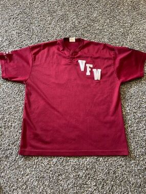 VFW Maroon Short-Sleeve Men’s Jersey (XL)